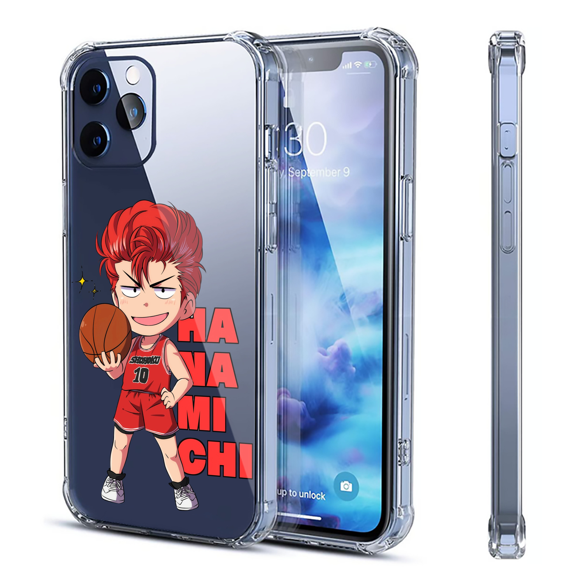 （画像用） SLAM DUNK／スラムダンク 【iPhone 12シリーズ対応】透明スマホケース（クリアソフトケース）